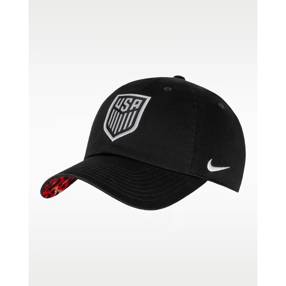 USA Soccer Strap Back Hat Cap Nike Club US Mens M/L National Team C16857USMS BLK
